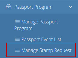 Manage Stamp Request
